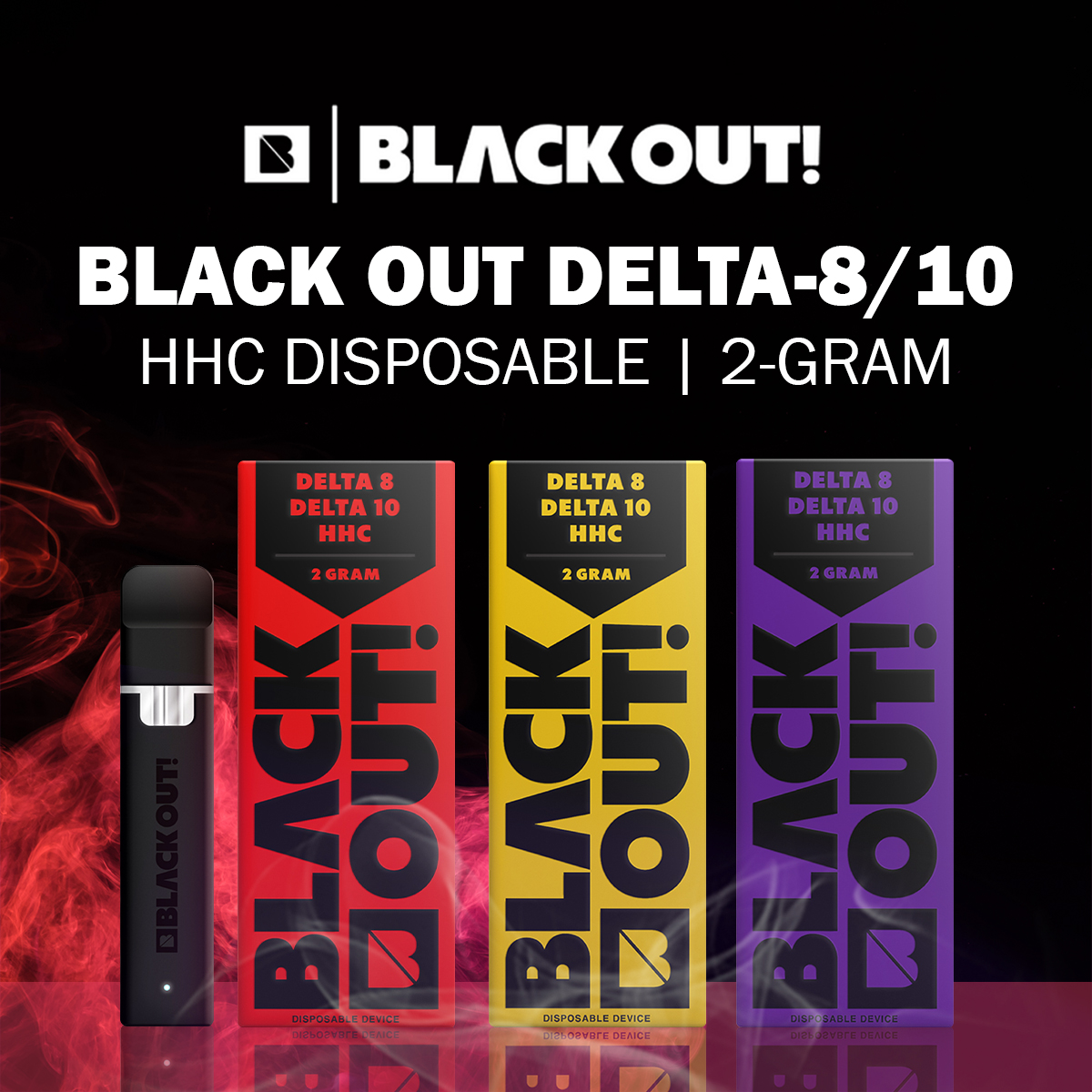 🍃TRY! Black Out Delta8 Disposable 2Gram🍃 Puffin Vape