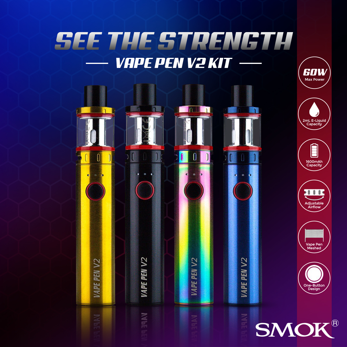 Try Now! SMOK Vape Pen V2 Kit ⭐ - Puffin Vape